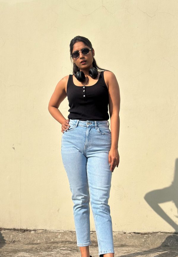 High Waisted Mom Jeans
